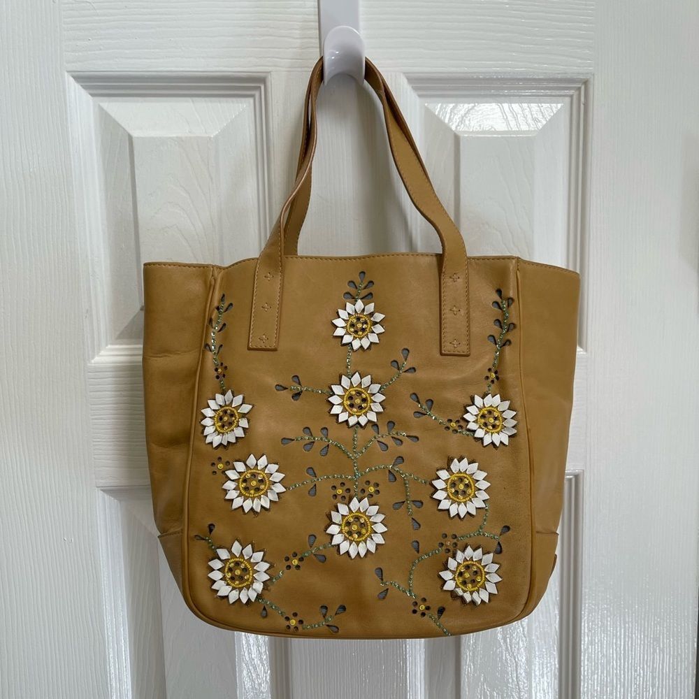 Lambertson Truex Vintage Leather Tote Handbag